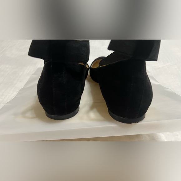 Jessica Simpson Women's Mandayss
Ballet Black Suede Flats Elastic Straps, Sz 8M - Picture 6 of 12
